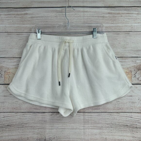 Feat Clothing BlanketBlend 2.5" ButterWashed Shorts Women's Size Large White NEW - Picture 1 of 11